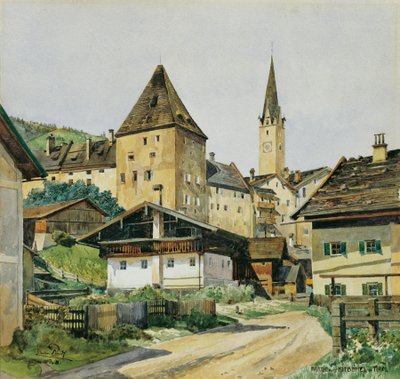 Torre della città e della cura a Kitzbühel da Erwin Pendl
