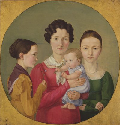 Le sorelle Malvine, Hermine, Adelheid e Ida Speckter, 1825 da Erwin Speckter