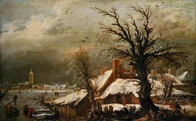 Paesaggio invernale da Esaias I van de Velde