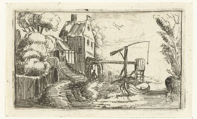 Casa o fabbrica su un canale da Esaias van de Velde (rejected attribution)
