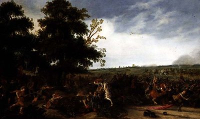 Fanteria che combatte la cavalleria, 1630 da Esaias van de Velde