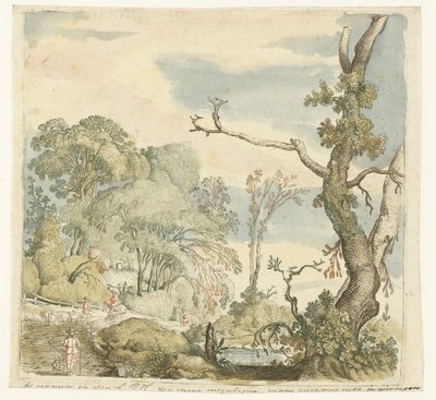 Paesaggio con alberi da Esaias van de Velde