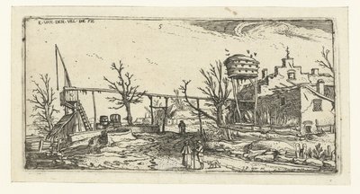 Paesaggio con una birreria Paesaggi (titolo della serie) da Esaias van de Velde
