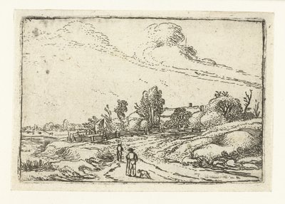 Sentiero lungo una fattoria da Esaias van de Velde