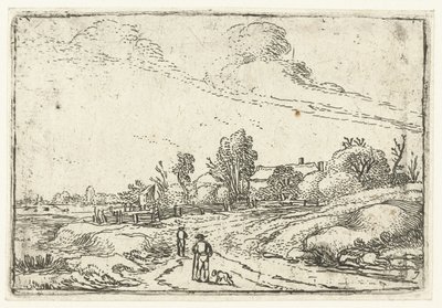 Sentiero lungo una fattoria da Esaias van de Velde