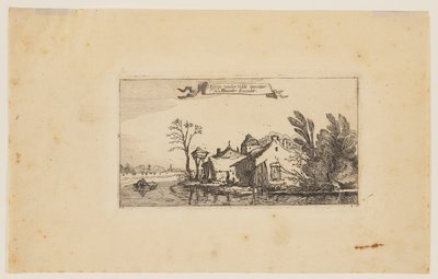 Fattoria a destra del fiume da Esaias van den Velde I