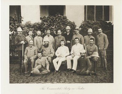 Lo zarevic Nicola Aleksandrovič di Russia in visita in India, 1891 da Esper Esperovich Ukhtomsky