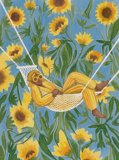 Rilassarsi tra i girasoli da Essa Van Reis