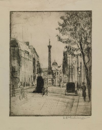 Vista su Trafalgar Square da Esther Blaikie MacKinnon