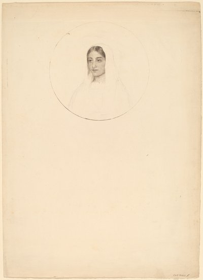 Testa di giovane donna da Esther Frances Alexander