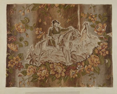 Tessuto stampato storico, c. 1939 da Esther Hansen