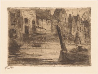 Dordrecht da Etha Fles (signed by artist)