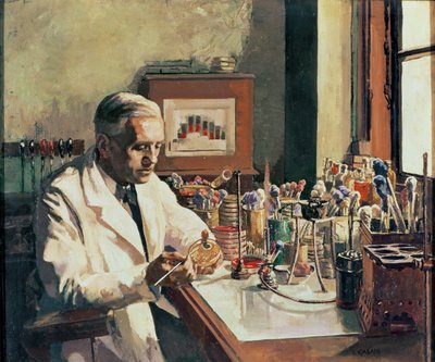 Sir Alexander Fleming (1881-1955), lo scopritore della penicillina da Ethel Gabain