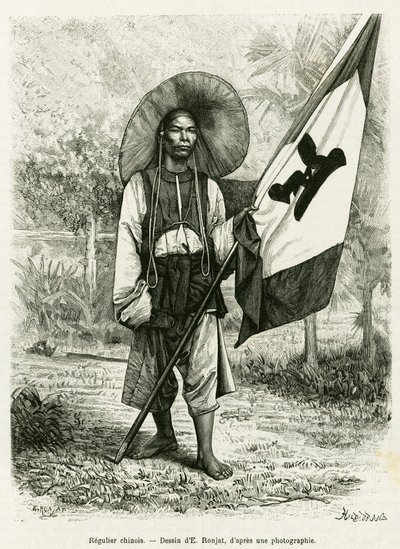 Dominio cinese (incisione) da Etienne Antoine Eugene Ronjat