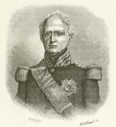 Maresciallo Thomas Bugeaud da Etienne Antoine Eugene Ronjat
