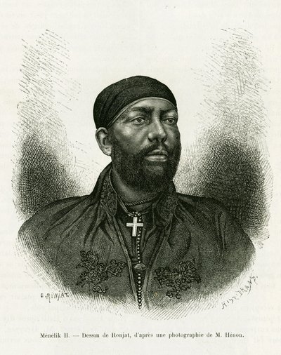 Ritratto del Principe Menelik II d