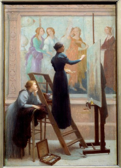 Al Louvre (due donne che copiano l