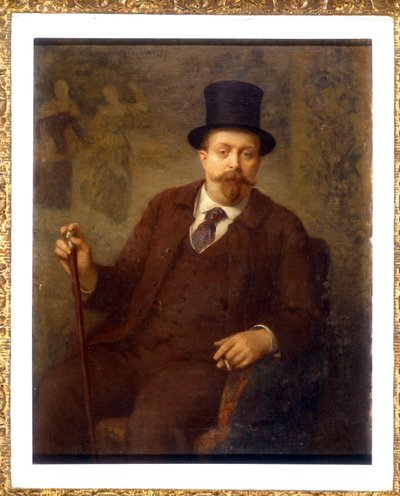 Ritratto di Willy (Henry Gauthier-Villars) da Etienne Azambre