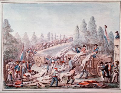 Trasporto di cadaveri durante la Rivoluzione da Etienne Bericourt