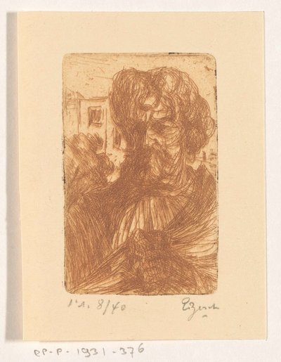 Giuda (Oberammergau) da Etienne Bosch (signed by artist)