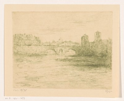Tevere, Roma da Etienne Bosch (signed by artist)
