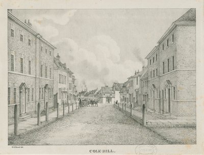 Tamworth - Cole-hill: litografia da Etienne Bruno Hamel