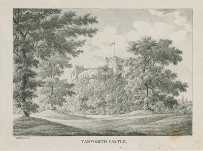 Castello di Tamworth da Etienne Bruno Hamel