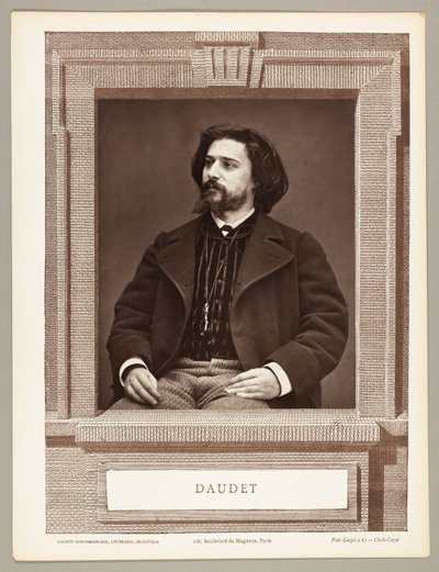 Alphonse Daudet (romanzo francese, 1849-1897) da Etienne Carjat