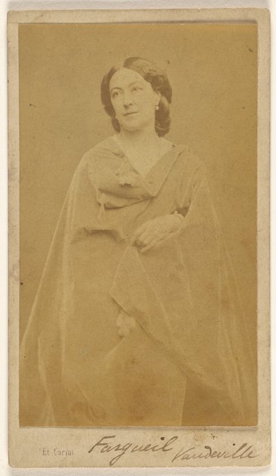 Anais Fargueil, Vaudeville da Etienne Carjat