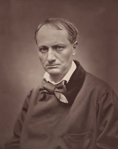 Charles Baudelaire, 1861, stampato nel 1877 (foto) da Etienne Carjat