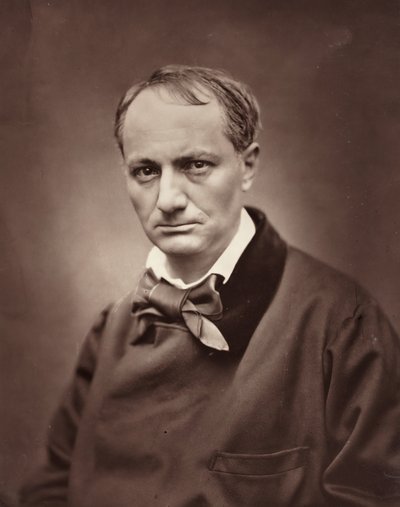 Charles Baudelaire poeta, critico e scrittore francese, 1821-1867, c. 1863 da Etienne Carjat