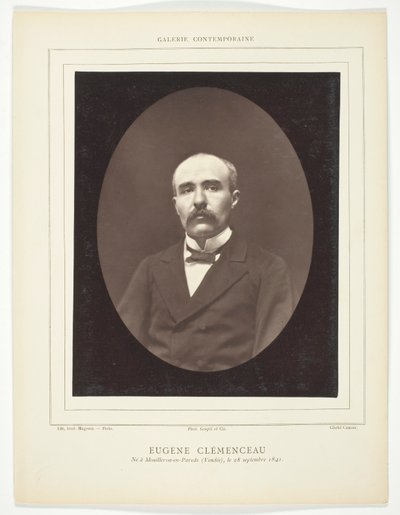 Eugène Clémenceau da Etienne Carjat