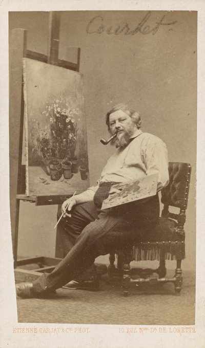 Gustave Courbet da Etienne Carjat