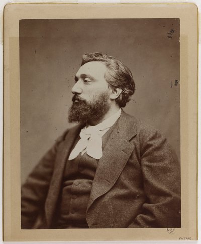 Léon Gambetta (1838-1882), avvocato e politico. da Etienne Carjat