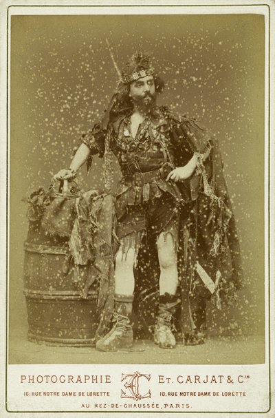 Mortimer nel ruolo del re dei ladri da Etienne Carjat
