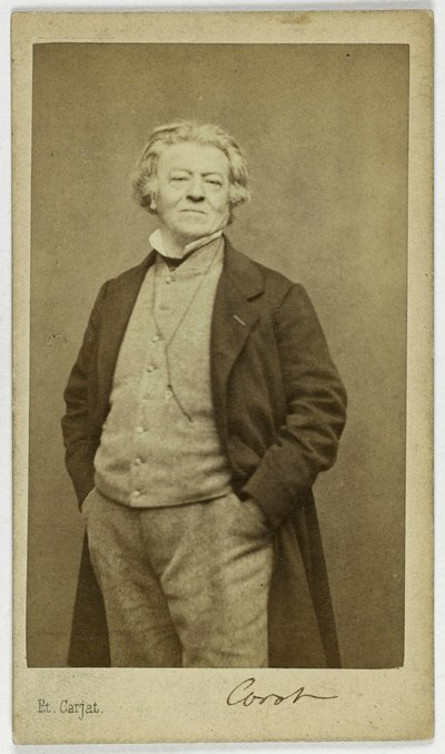 Ritratto di Jean-Baptiste Camille Corot (1796-1875), pittore da Etienne Carjat
