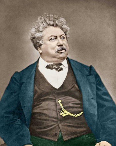 Ritratto di Alexandre Dumas Padre di Carjat. da Etienne Carjat