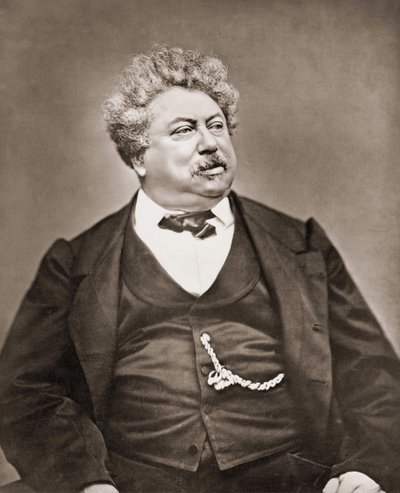 Ritratto di Alexandre Dumas Padre di Carjat. da Etienne Carjat