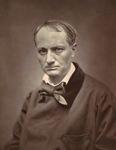 Ritratto di Charles Baudelaire da Etienne Carjat