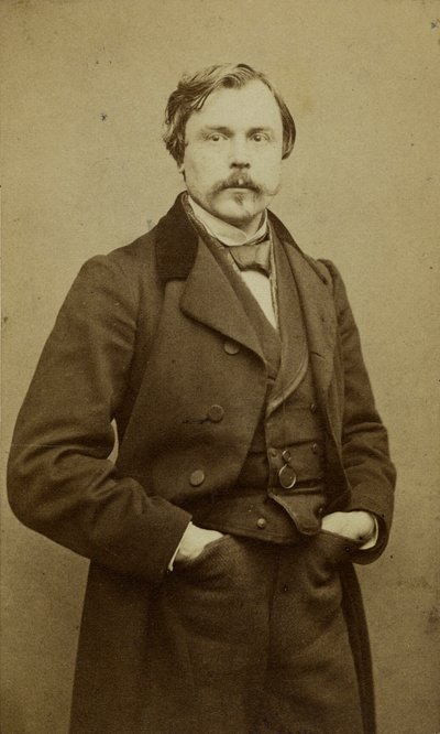 Ritratto di Edmond Huot de Goncourt da Etienne Carjat