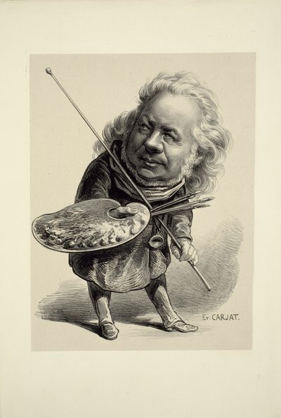 Ritratto di Honoré Daumier da Etienne Carjat