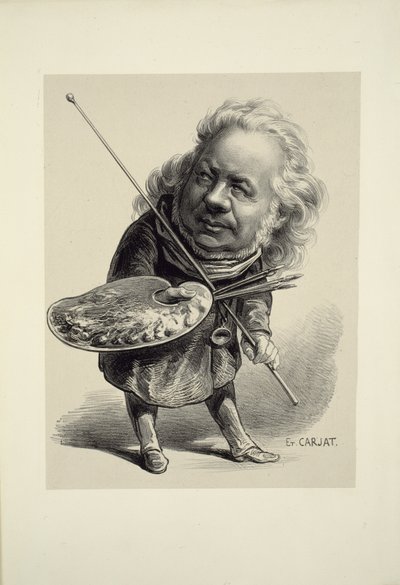 Ritratto di Honoré Daumier da Etienne Carjat