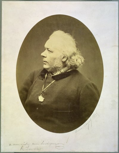 Ritratto di Honore Daumier (1808-79) 1861 da Etienne Carjat