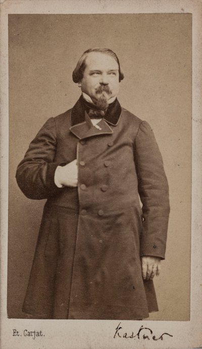 Ritratto del compositore Jean-Georges Kastner 1810-1867, 1867 da Etienne Carjat