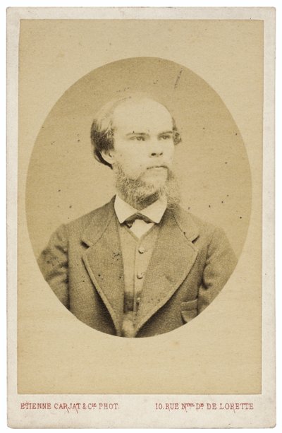 Ritratto del poeta Paul Verlaine 1844-1896, c. 1870 da Etienne Carjat