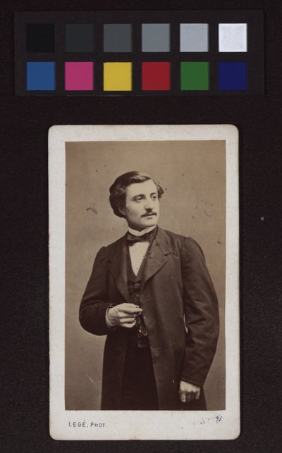 Prosper-Olivier Lissagaray (1838-1901), giornalista da Etienne Carjat