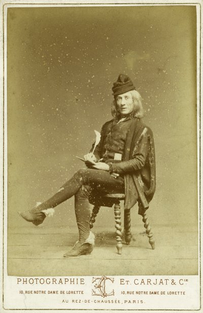 Richard nel ruolo di Gringoire da Etienne Carjat