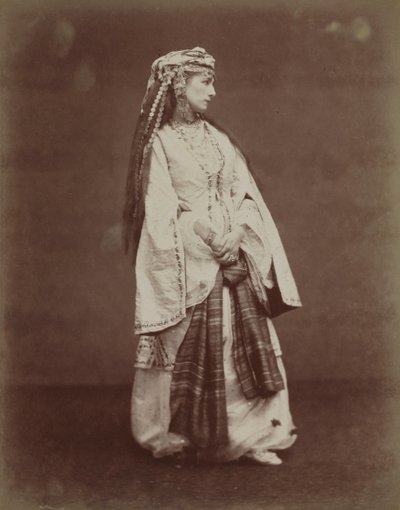 Sarah Bernhardt in "Zaire" di Voltaire da Etienne Carjat