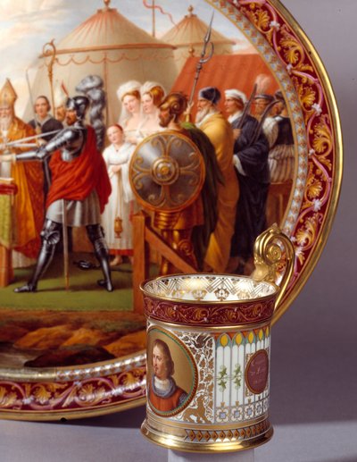 Tazza da cioccolata da Etienne Charles Leguay