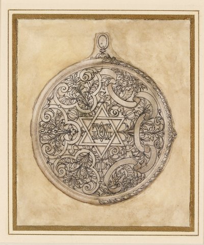 Progetto per un Gioiello Pendente, metà XVI secolo da Etienne Delaune